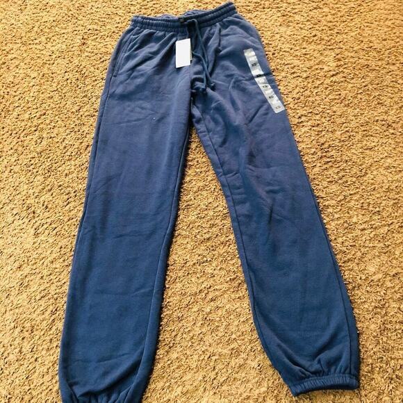 Cotton On Body Womens Plush Gym Track Pants Vintage Like Navy Size XS NWT - Picture 2 of 8